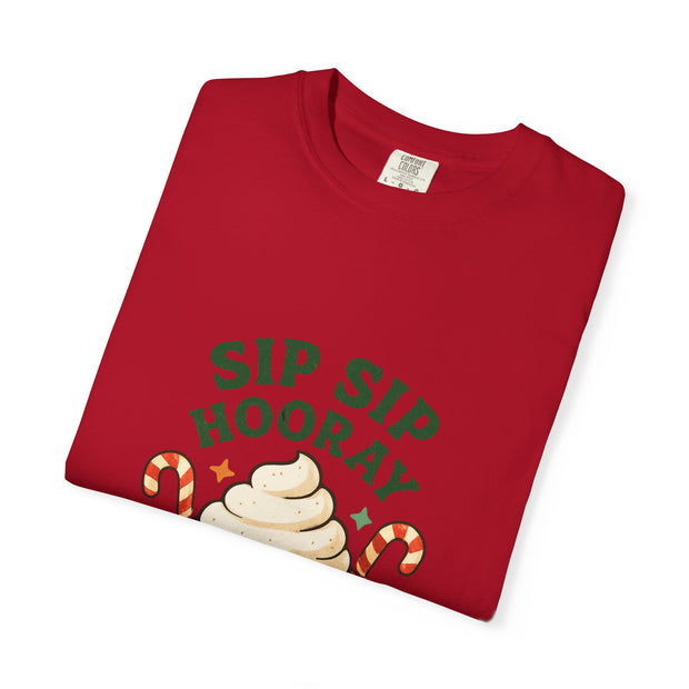'Sip Sip Hooray' Holiday Unisex T-shirt