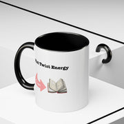 'Plot Twist Energy' Accent Coffee Mug
