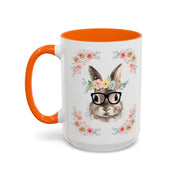 Geeky Goddess Bunny Accent Coffee Mug