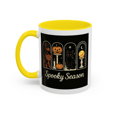 Spooky Season Doberman Accent Coffee Mug