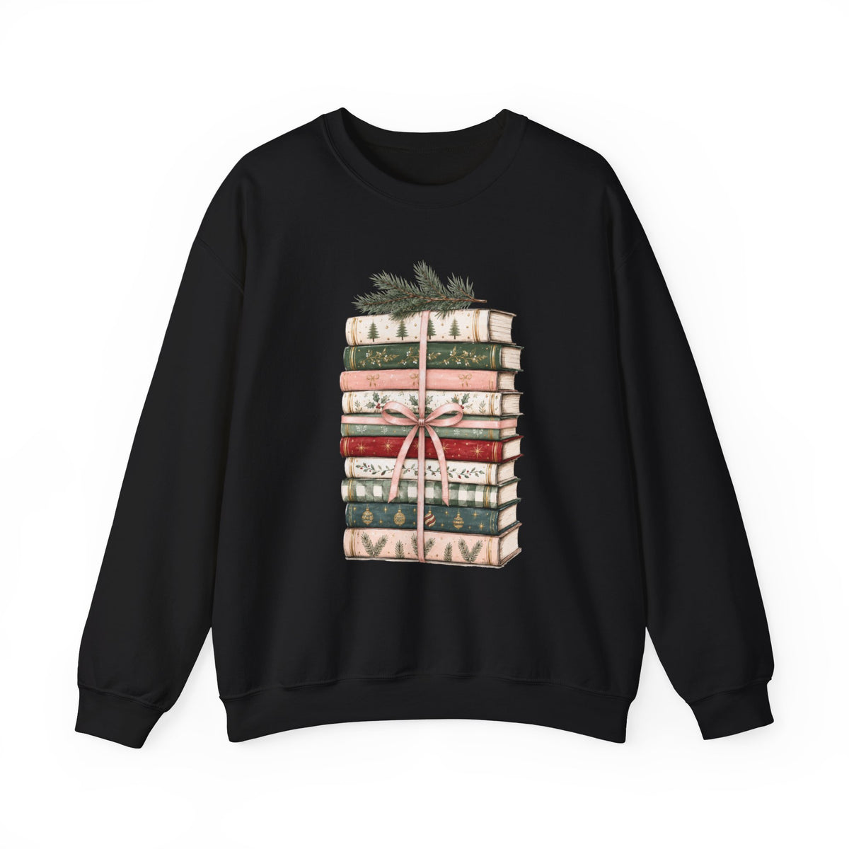 Bookish Christmas Sweatshirt, Christmas Book Lover Crewneck, Cozy Reader Sweater, BookTok Holiday Shirt, Reader Christmas Gift