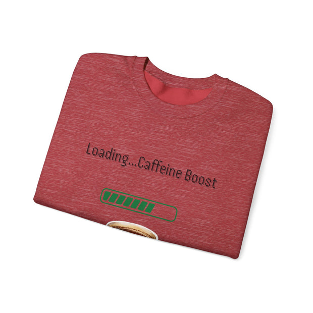 'Loading...Caffeine Boost' Unisex Crewneck Sweatshirt