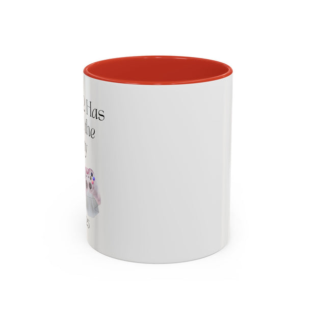 'Player 2 Has Joined The Party' 'Est. 2025' Accent Coffee Mug