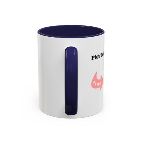 'Plot Twist Energy' Accent Coffee Mug