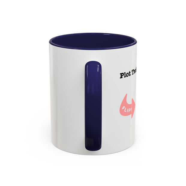 'Plot Twist Energy' Accent Coffee Mug