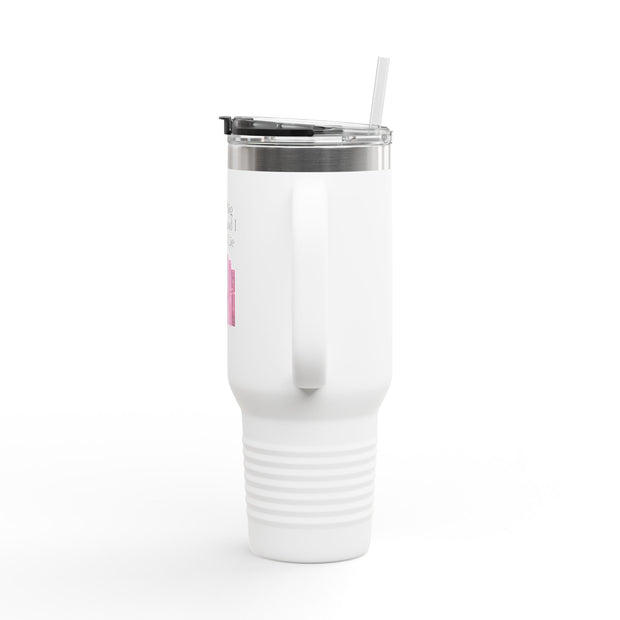 'I Like Big Books and I Cannot Lie' Insulated Travel Mug, 40oz