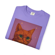 Pawgwarts Orange Cat Wizard T-Shirt