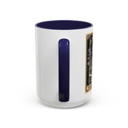 'The Bookworm' Tarot Card Accent Coffee Mug