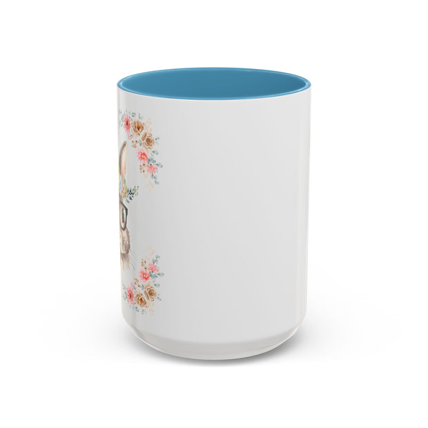 Geeky Goddess Bunny Accent Coffee Mug