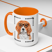 Geeky Good Beagle Accent Coffee Mug