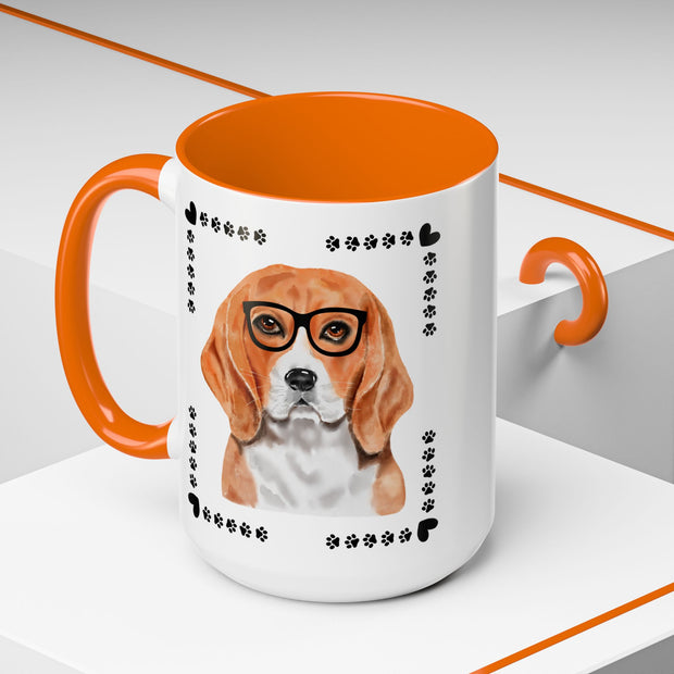 Geeky Good Beagle Accent Coffee Mug