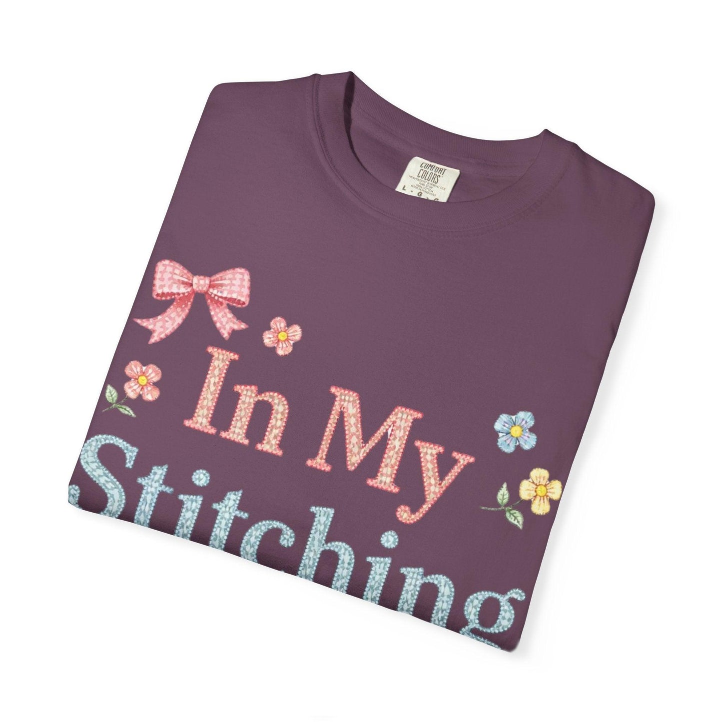 In My Stitching Era T-Shirt | Vintage Embroidery Theme