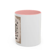 Cat and Book Lover's Accent Coffee Mug