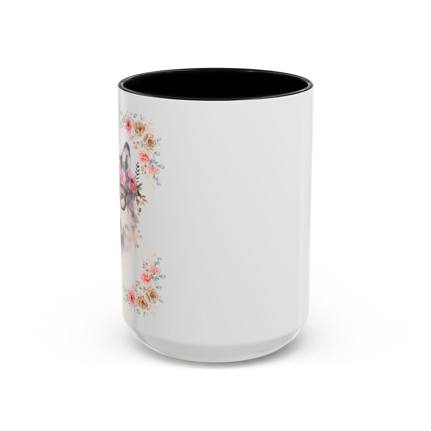 Geeky Goddess Wolf Accent Coffee Mug