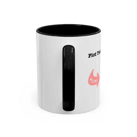 'Plot Twist Energy' Accent Coffee Mug
