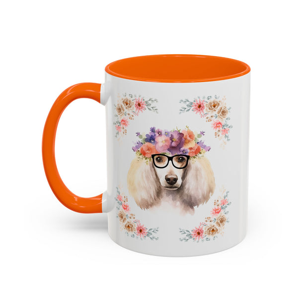 Geeky Goddess French Poodle Accent Coffee Mug