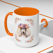 Geeky Goddess French Poodle Accent Coffee Mug