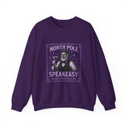 North Pole Speakeasy Crewneck Sweatshirt | Cozy Holiday Gift | Winter Wear | Christmas Sweatshirt | Unisex Comfy Apparel