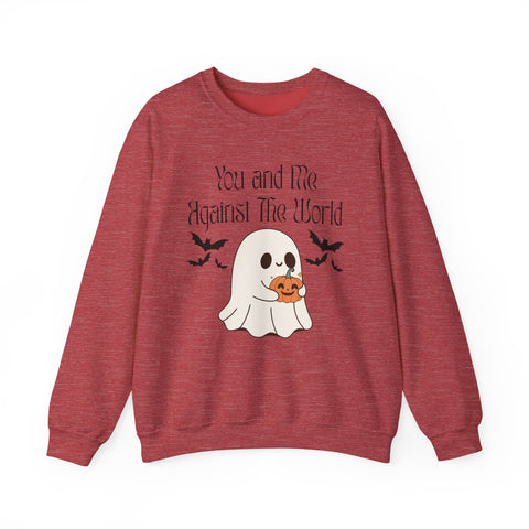 'You and Me Against The World' Unisex Crewneck Sweatshirt