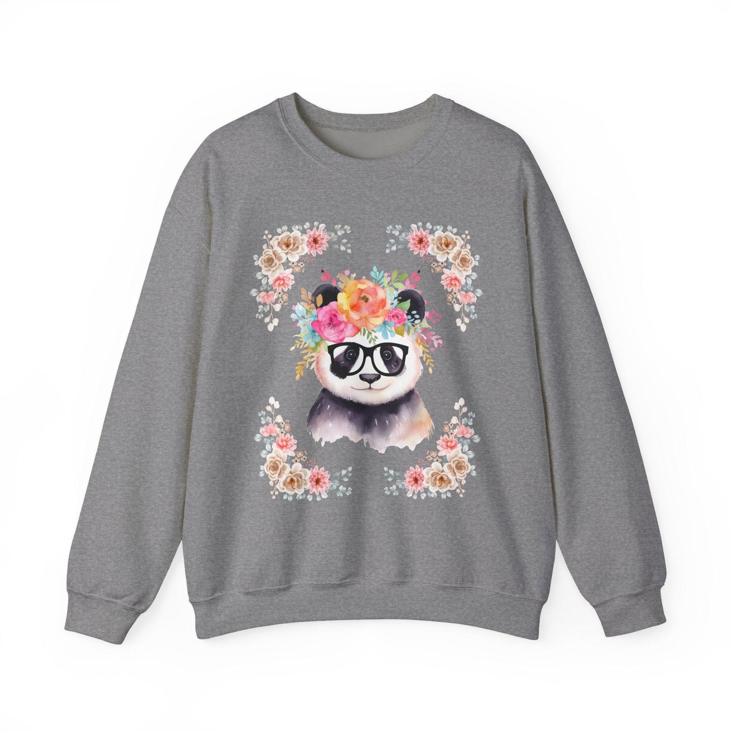 Geeky Goddess Panda Unisex Crewneck Sweatshirt
