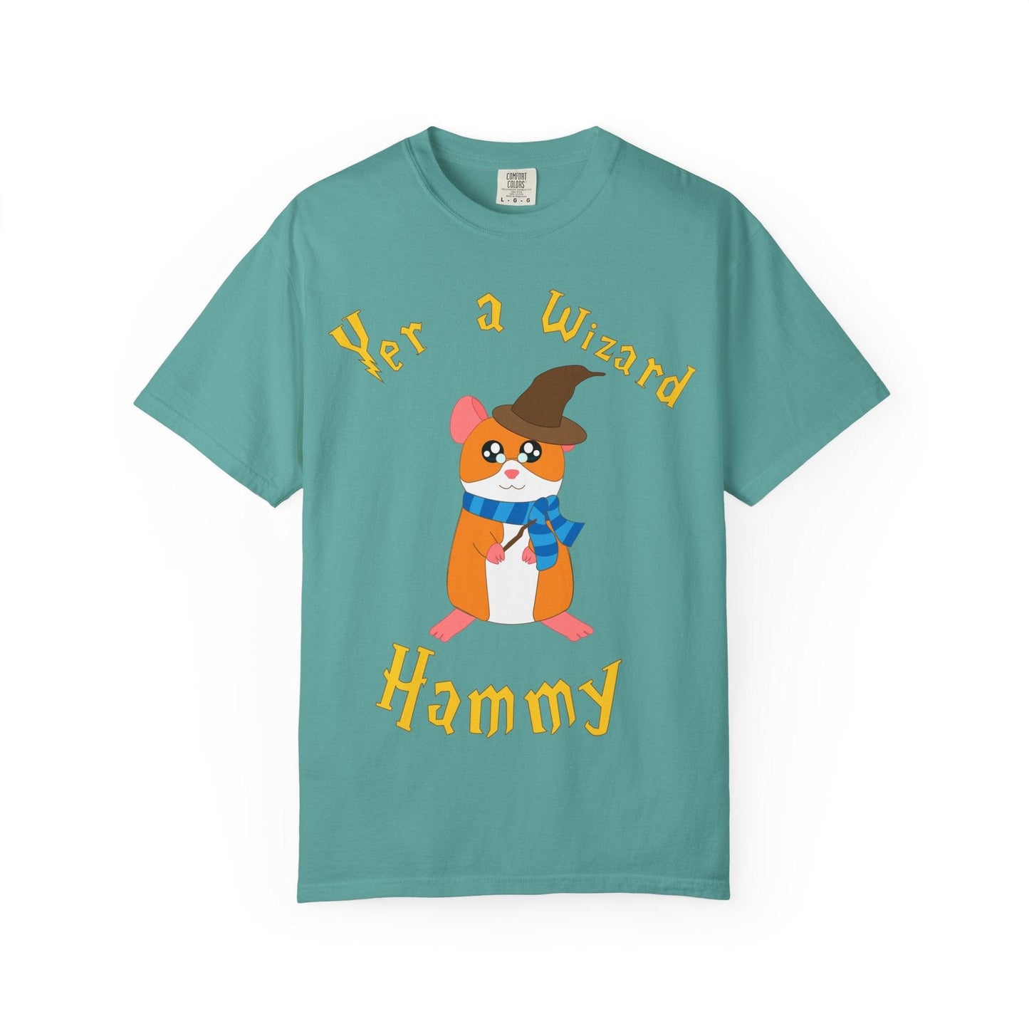 Hammy the Wizard Hamster T-Shirt | Cute Wizard Hamster Illustration