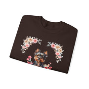 Geeky Goddess Yorkie Unisex Crewneck Sweatshirt