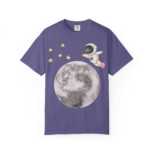 Astronaut Flying To The Moon Unisex T-Shirt
