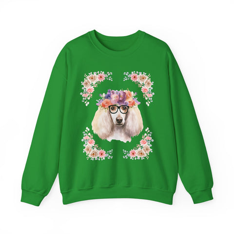 Geeky Goddess French Poodle Unisex Crewneck Sweatshirt
