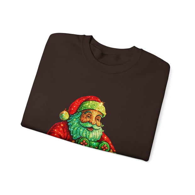 Santa with Game Controller Sweatshirt | Stay Merry Game On Christmas