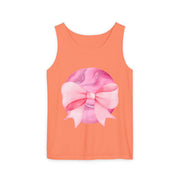 Pink Planet Wrapped In Bow Unisex Tank Top