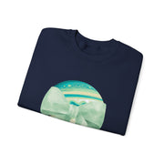 Green Planet Wrapped In A Bow Unisex Crewneck Sweatshirt