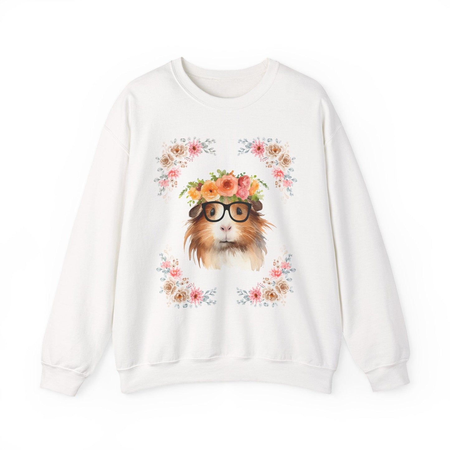 Geeky Goddess Guinea Pig Unisex Crewneck Sweatshirt