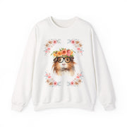 Geeky Goddess Guinea Pig Unisex Crewneck Sweatshirt