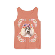 Geeky Goddess French Poodle Unisex Tank Top