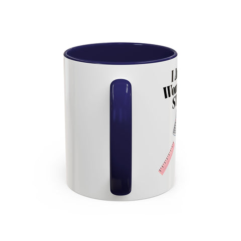'I Am A Woman In STEM' Accent Coffee Mug