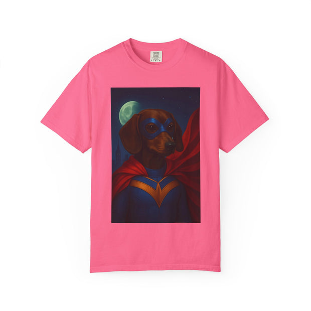Superhero Dachshund T-shirt