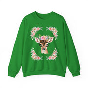 Geeky Goddess Deer Unisex Crewneck Sweatshirt
