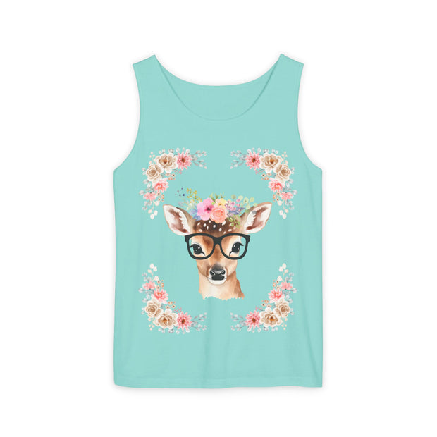 Geeky Goddess Deer Unisex Tank Top
