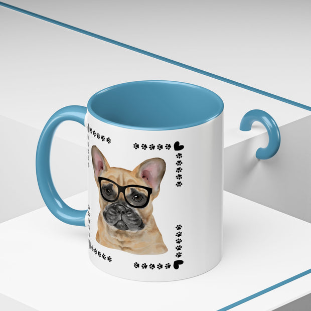 Geeky Good Pug Accent Coffee Mug