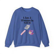 'I Am A Woman in STEM' Mathematics Unisex Crewneck Sweatshirt