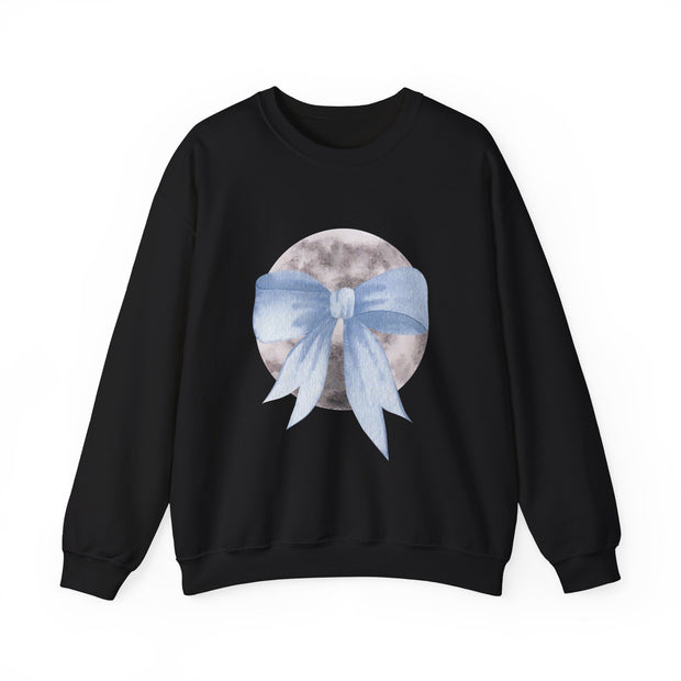 Moon Wrapped In A Bow Unisex Crewneck Sweatshirt