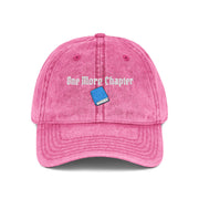 'One More Chapter' Vintage Embroidered Cap