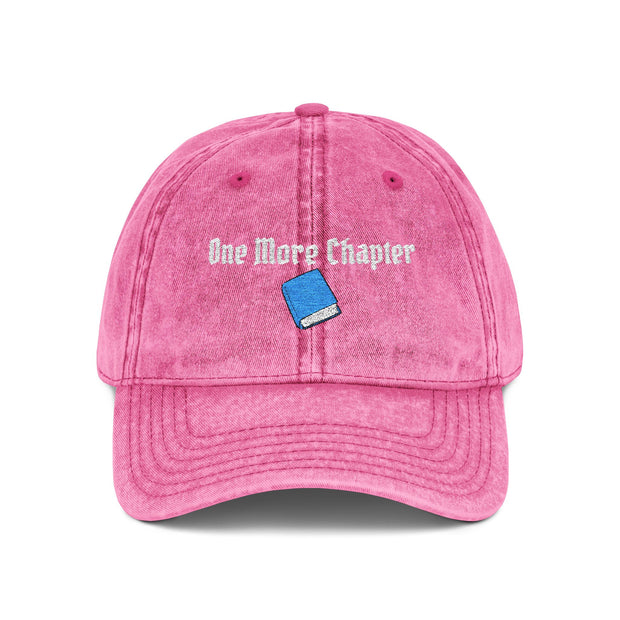 'One More Chapter' Vintage Embroidered Cap