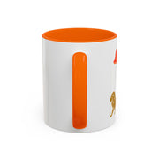 'Leo' Zodiac Accent Coffee Mug