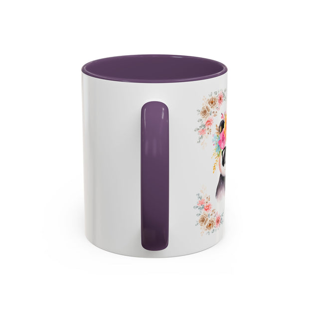Geeky Goddess Panda Accent Coffee Mug