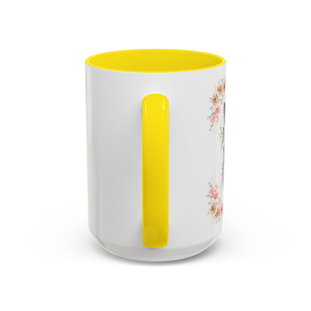 Geeky Goddess Bunny Accent Coffee Mug
