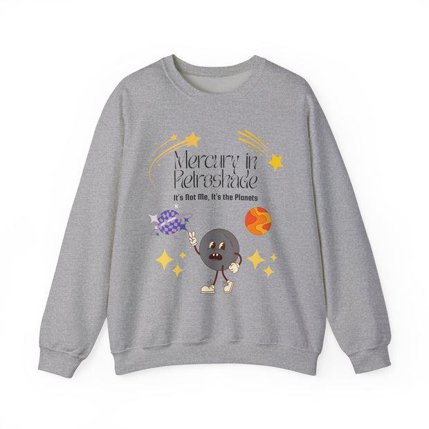 'Mercury In Retroshade: It's Not Me, It's The Planets' Unisex Crewneck Sweatshirt