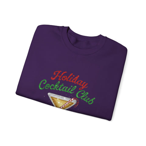 Holiday Cocktail Club Sweatshirt | Lets Get Jolly Christmas Sweatshirt