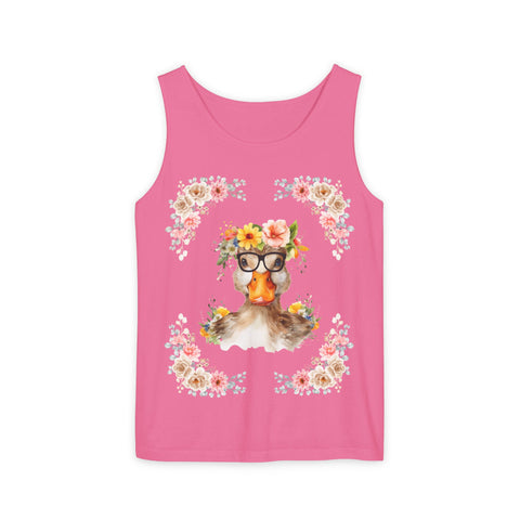Geeky Goddess Duck Unisex Tank Top