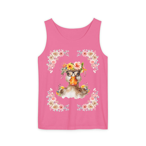 Geeky Goddess Duck Unisex Tank Top